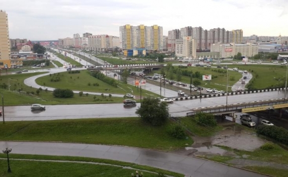 И снова ливень и потоп в Барнауле