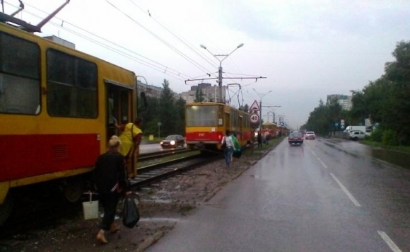 Спустя несколько часов потоп в Барнауле повторяется