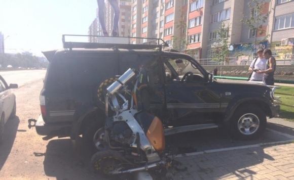 Авария на пересечении улиц Попова и Семенова