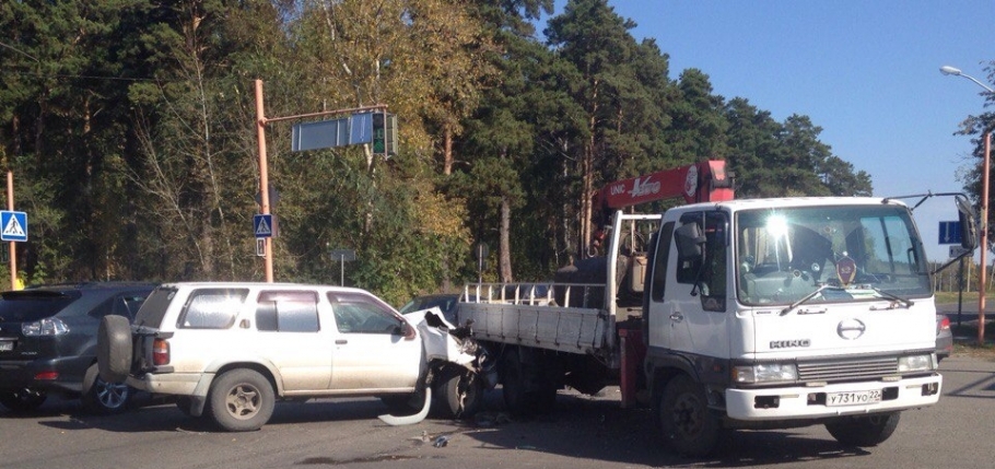 Серьезная авария произошла в поселке Южном