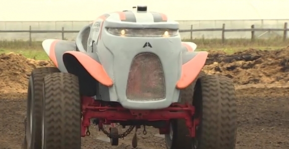 Испытания беспилотного трактора в Рязанской области