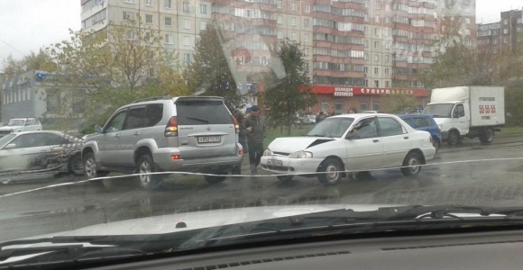 ДТП на улице Попова