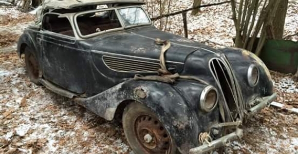 «Амбарный» BMW 327 найден в Туле