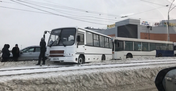 Массовая авария на проспекте Ленина