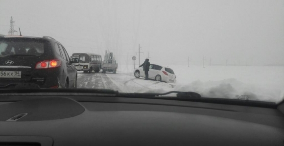 На трассе Барнаул - Бийск авария