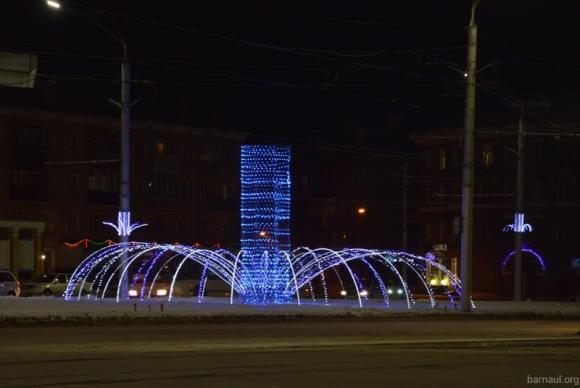 Новогоднее настроение Барнаула