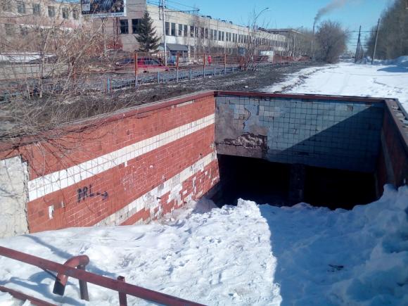 Как сейчас выглядит самый старый подземный переход Барнаула