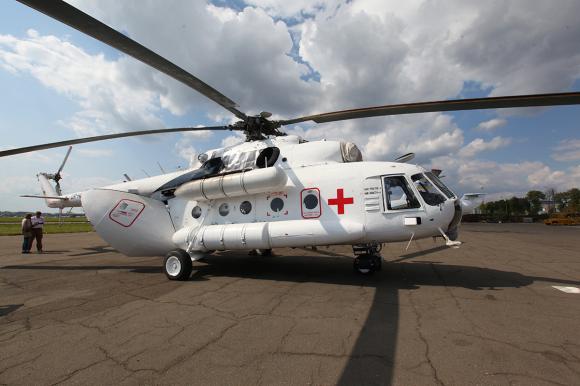 В Алтайском крае начнет работу первый Ми-8, оборудованный медтехникой