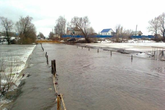 В Алтайском крае река затопила еще один мост