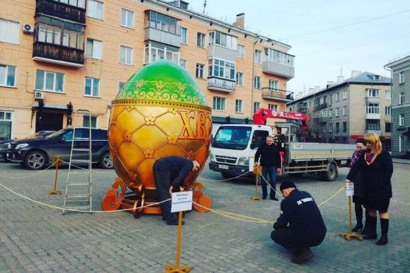 Барнаульское пасхальное яйцо перенесут из центра в спальный район