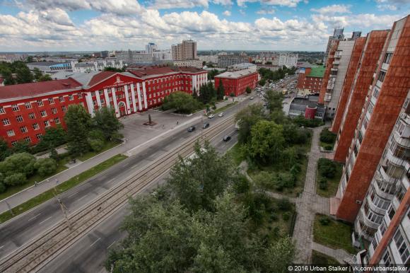 Летние панорамы центральных улиц Барнаула