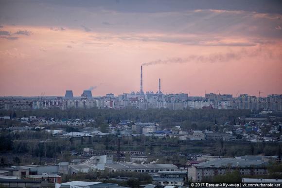 Весенние панорамы центрального Барнаула