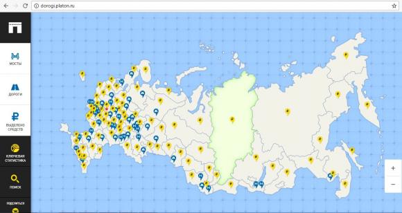 В интернете запущена карта дорог, отремонтированных на средства 