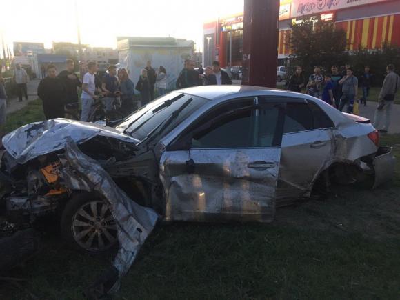 В барнаульской ГИБДД сообщили подробности двух серьезных аварий (фото)