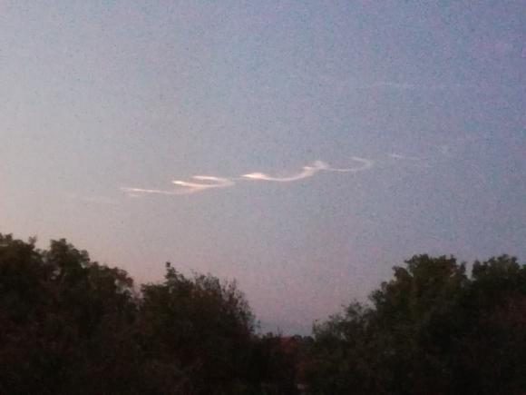 В небе над Барнаулом пролетели два метеорита? (фото)