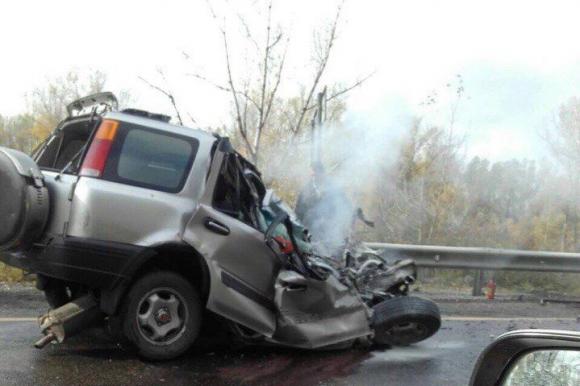 Жуткая авария унесла жизни двух человек по пути в Горный (фото)