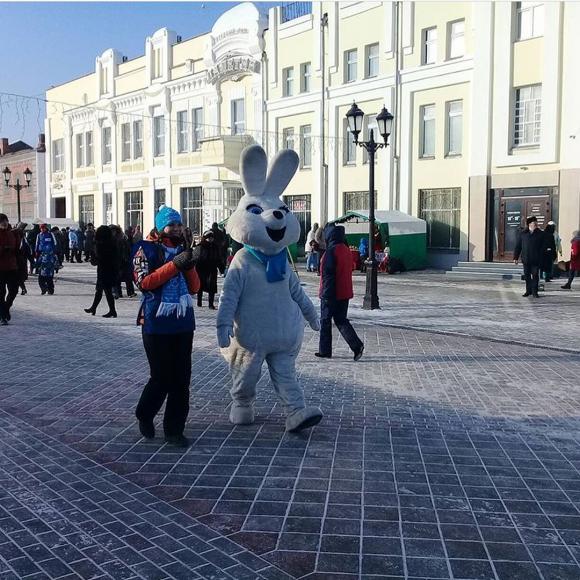 Как в морозном Барнауле проходит праздник 
