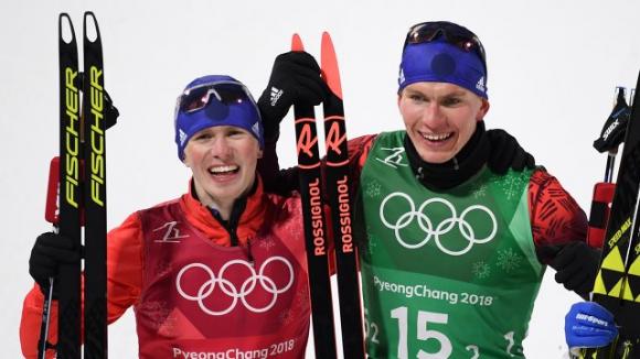 Российские лыжники завоевали серебро в командном спринте на ОИ