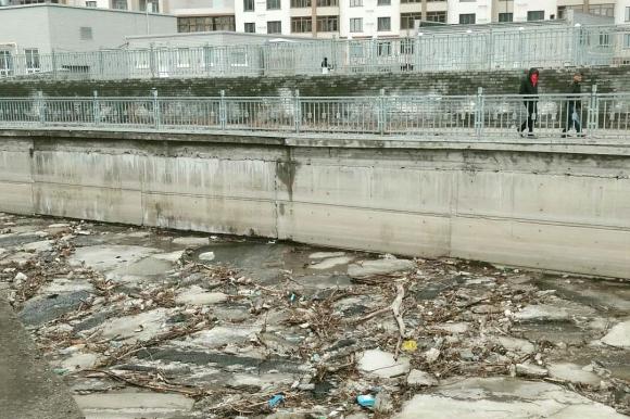 Кадр из жизни: Барнаулка несет мусорные воды в Обь