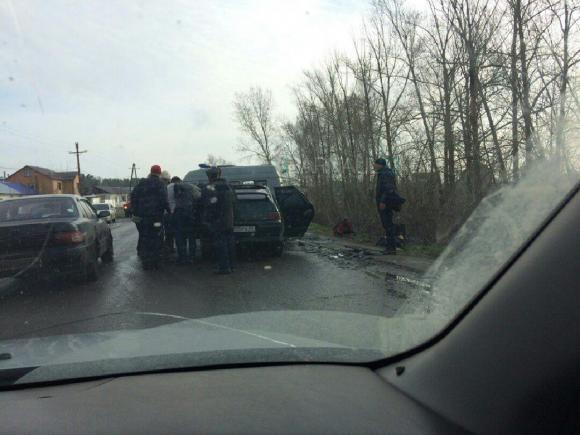 На автодороге в районе села Лебяжье произошло лобовое столкновение