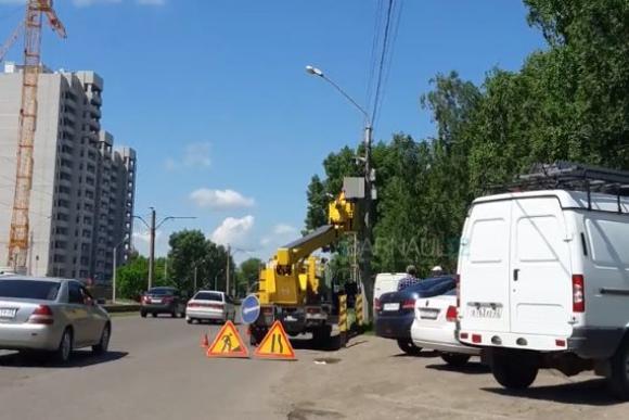 На улице А. Петрова установили камеру фиксации нарушений ПДД