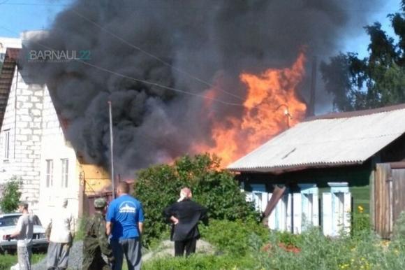 Домашняя птица погибла во время крупного пожара на ул. Папанинцев (фото)