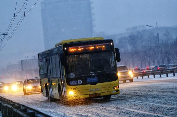 В Ярославле из-за снегопадов водителям предложили бесплатно ездить в общественном транспорте