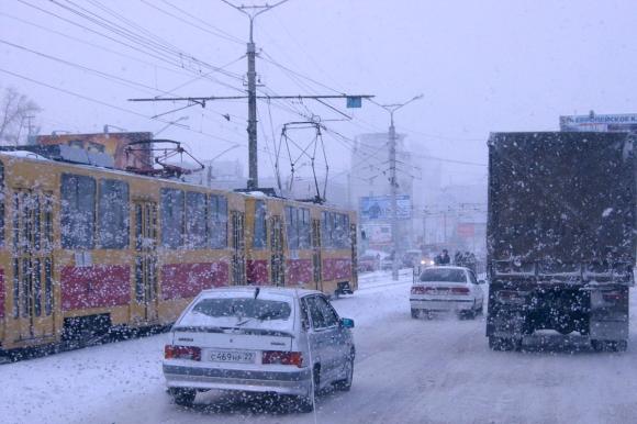 В Алтайском крае прогнозируют метель и сильный ветер