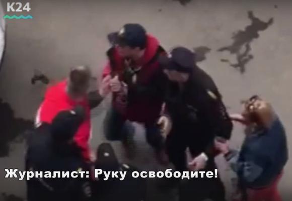 Кадры нападения руководителей приюта для пожилых 