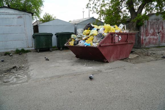 В Барнауле провели рейд и выяснили, почему мусорные контейнеры переполнены (фото)