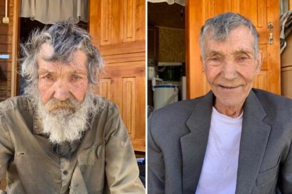 Неравнодушный парень помог одинокому дедушке из алтайской деревни (видео)