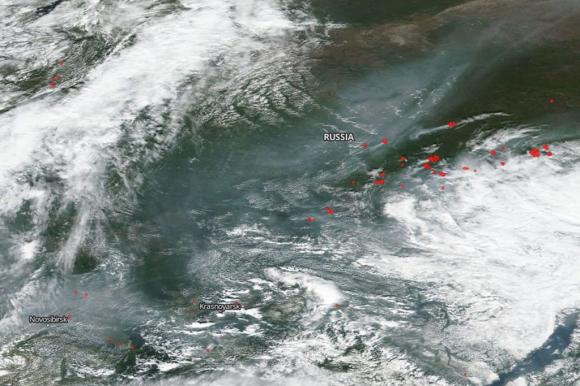Сибирские города вновь накрывает смог