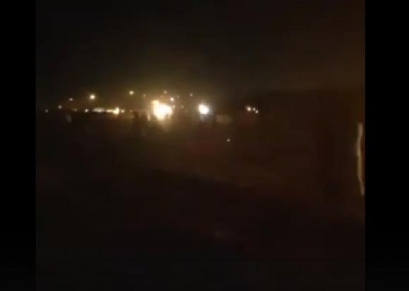 Boeing-767 аварийно сел в Барнауле и загорелся при посадке (видео)