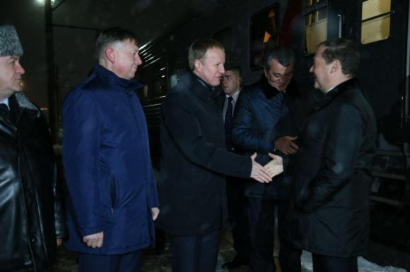 Дмитрий Медведев проводит рабочую встречу в Санниково (видео)