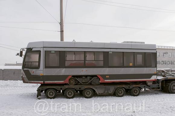 В Барнауле заметили интересные трамваи (фото)