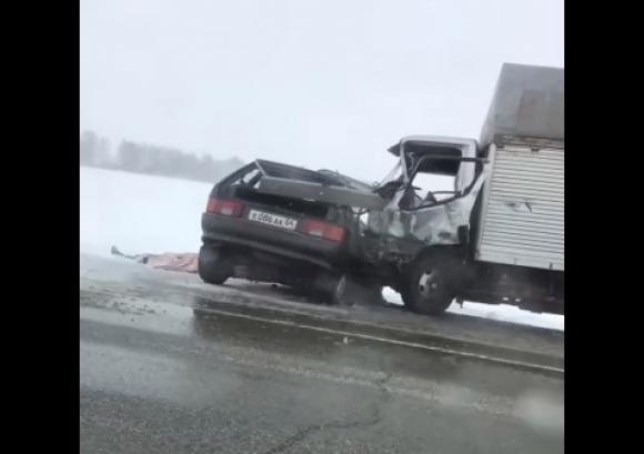 Дополнено: На трассе в сторону Бийска произошло смертельное ДТП (видео)