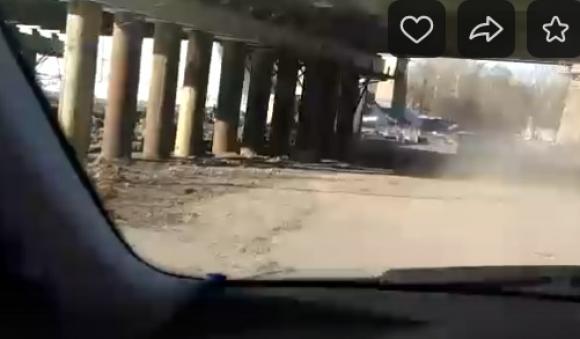 В Борзовую Заимку восстановили проезд под мостом (видео)