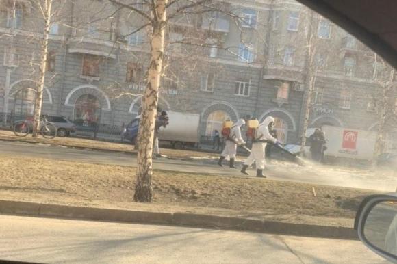 В Барнауле началась дезинфекция улиц (дополнено)