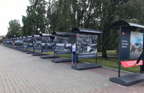 На Сахарова открылась выставка ко Дню железнодорожника