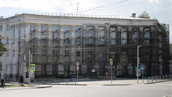 В Барнауле реставрируют Дом союзов