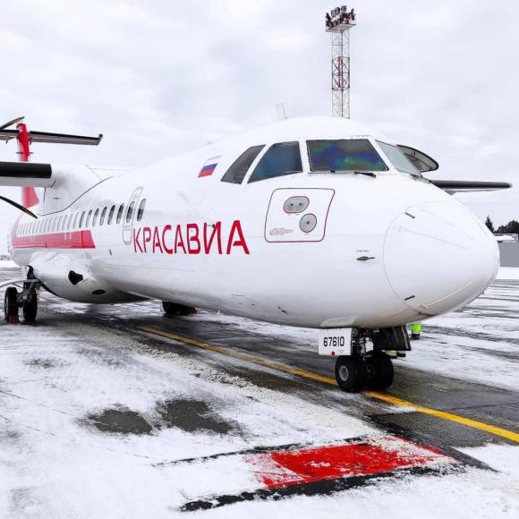 Новый АТР-72 заменил менее вместительные самолеты на Красноярск