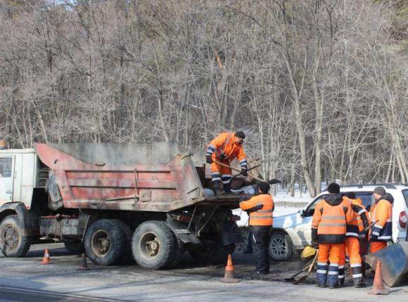 Дорожники начали ремонт дорог по технологии 