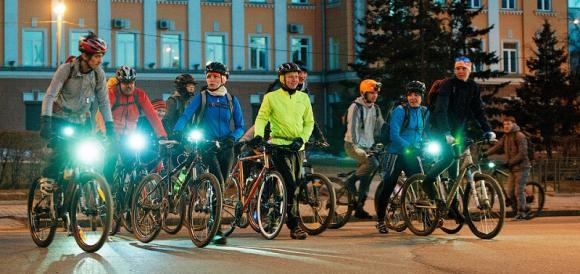 27 марта проедут велосипедисты с фонариками