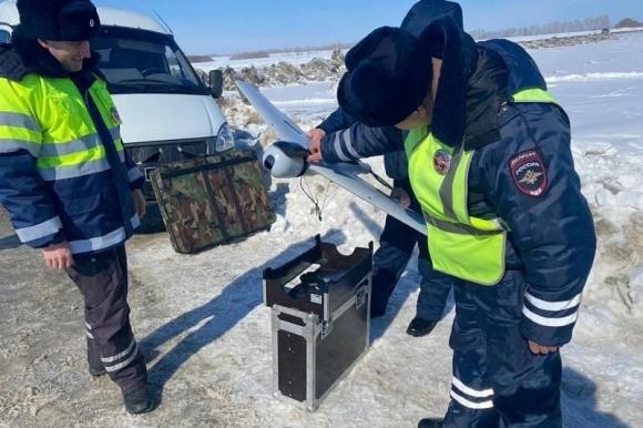В Алтайском крае начали контролировать дороги с помощью беспилотников