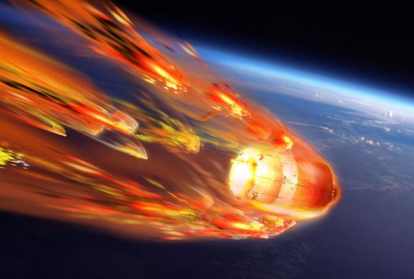 Неконтролируемая ракета может упасть на Землю 8 мая