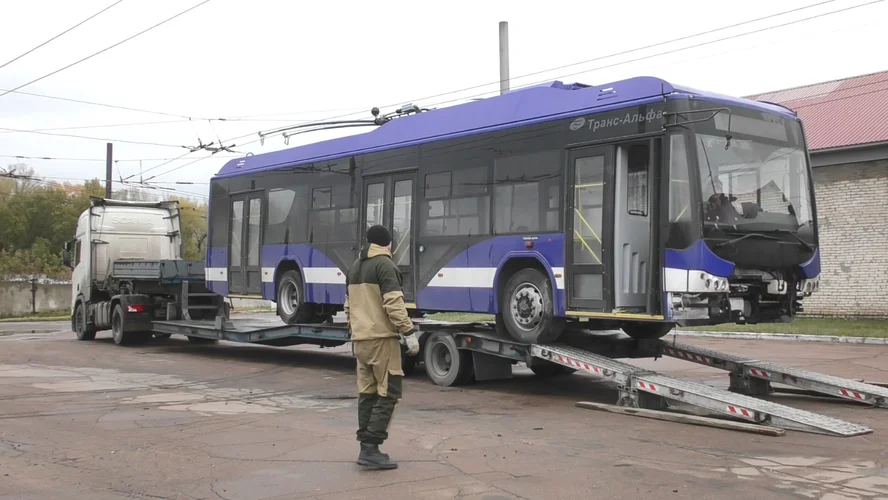 В Рубцовске появился еще один новый троллейбус