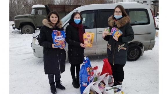 Барнаульские студенты собрали 100 кг кормов для животных