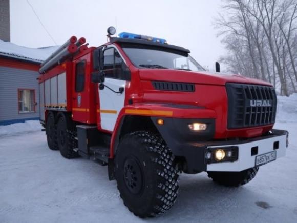 В Алтайский край поступила новая пожарная техника