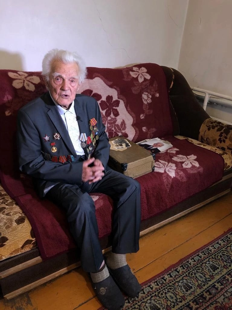 Участник ВОВ бийчанин Пётр Щербаков отметил 100-летний юбилей