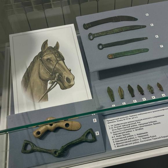 В Барнауле открылась выставка археологических артефактов